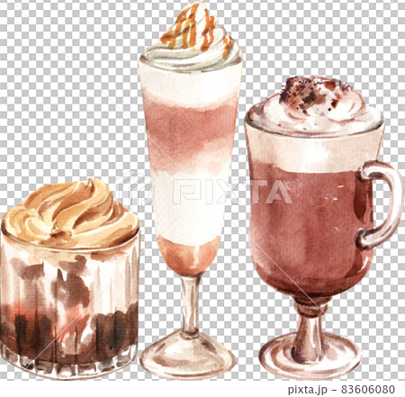 Korean coffee clipart watercolor 83606080