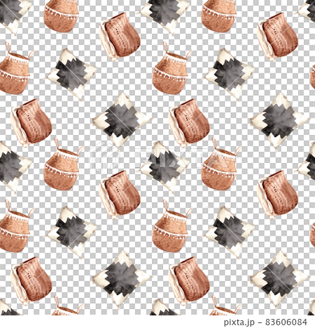 Boho furniture pattern seamless watercolor Boho furniture pattern seamless watercolor 83606084