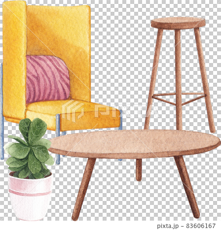 Deluxe furniture clipart watercolor Deluxe furniture clipart watercolor 83606167