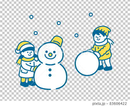 雪遊び 83606422