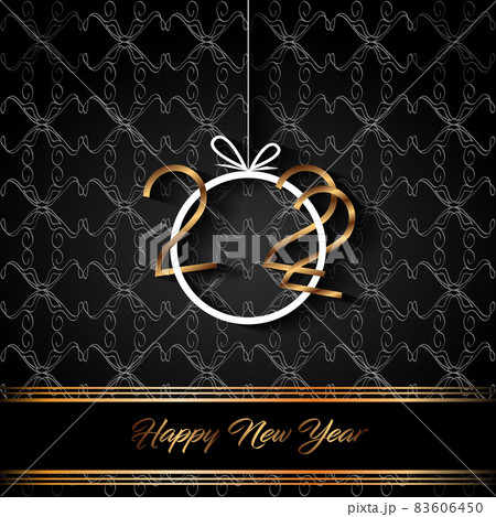 2022 Happy New Year background for your seasonal invitations, festive posters, greetings cards. 2022 Happy New Year background for your seasonal invitations, festive posters, greetings cards. 83606450
