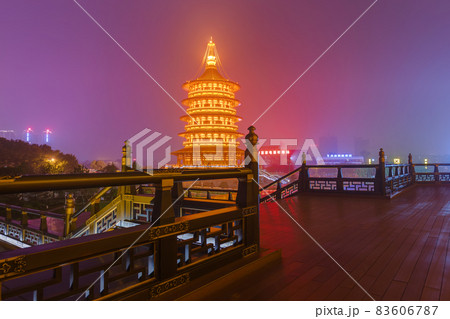 Luoyang, China - May 17, 2018: Luoyang City National Heritage Park 83606787
