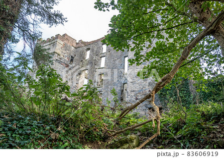 The remains of Raphoe castle in County Donegal - Ireland The remains of Raphoe castle in County Donegal - Ireland 83606919