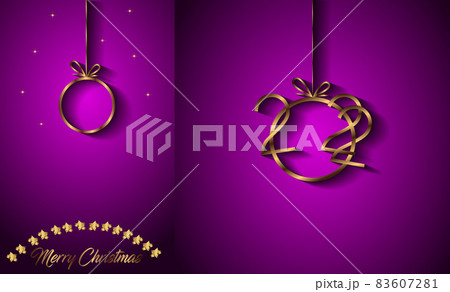 2022 Merry Christmas background for your seasonal invitations, festival posters, greetings cards. 83607281