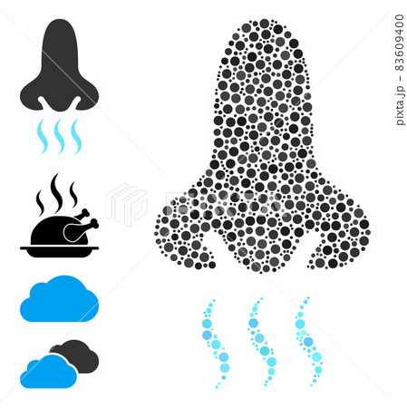 Dotted Snuff Composition of Circles and Other Icons 83609400