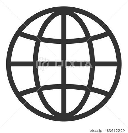 Global Sphere - Raster Icon Illustration Global Sphere - Raster Icon Illustration 83612299