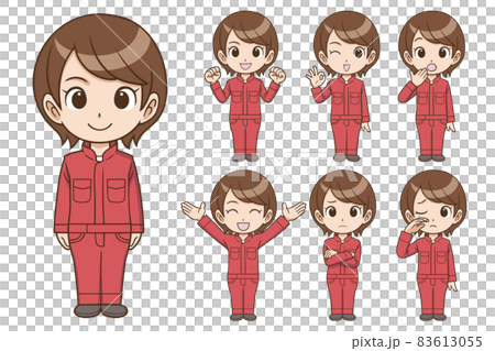 Female mechanic whole body set Female mechanic whole body set 83613055