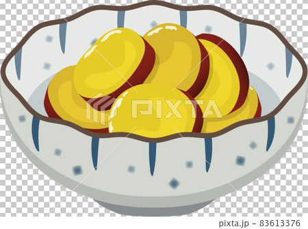 Japanese-style small bowl, sweet potato boiled 83613376