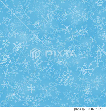 Christmas seamless pattern of snowflakes Christmas seamless pattern of snowflakes 83614043