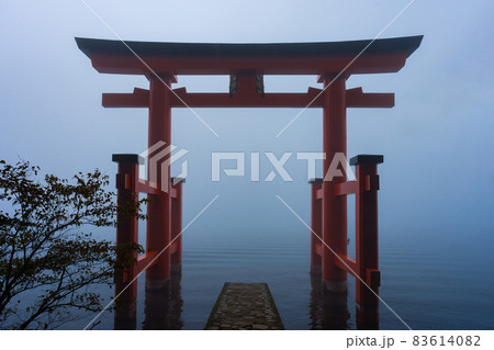 箱根神社 平和の鳥居 箱根神社 平和の鳥居 83614082