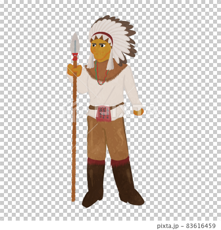 Illustration of an Indian man 02 83616459