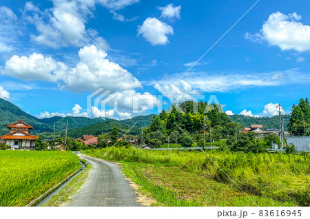 日本の原風景〜夏の田舎〜の写真素材 [83616945] - PIXTA