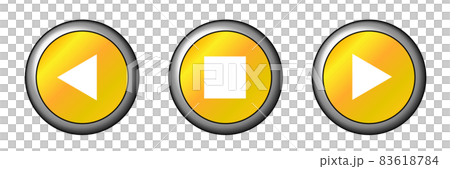 停止 戻る 進むを意味するアイコン のイラスト素材 停止 戻る 進むを意味するアイコン のイラスト素材