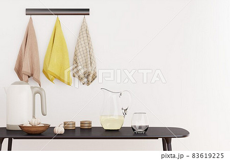 朝に撮影されたキッチンインテリアのイメージ 83619225