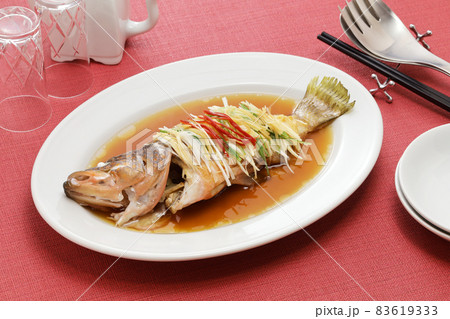 キジハタの中華蒸し 83619333