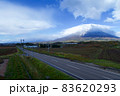 北海道　羊蹄山の景色－－初冬　真狩村　蝦夷富士　 83620293