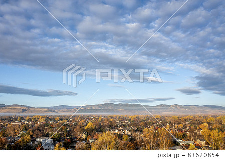Fort Collins and Front Range aerial view Fort Collins and Front Range aerial view 83620854