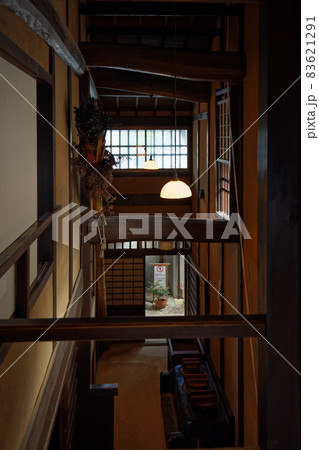 奈良 ならまち格子の家 屋内 奈良町 かまど 奈良 ならまち格子の家 屋内 奈良町 かまど 83621291