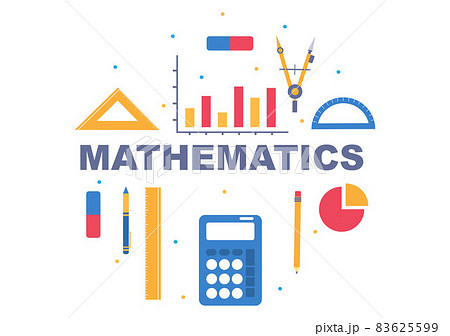 Learning Mathematics of Education and Knowledge Background Cartoon Vector Illustration. Science, Technology, Engineering, Formula or Basic Math Learning Mathematics of Education and Knowledge Background Cartoon Vector Illustration. Science, Technology, Engineering, Formula or Basic Math 83625599