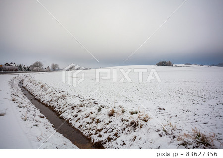 winter landscape in germany, Gerrhausen, Goslar winter landscape in germany, Gerrhausen, Goslar 83627356