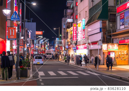 《埼玉県》大宮駅前・都市夜景 《埼玉県》大宮駅前・都市夜景 83628110
