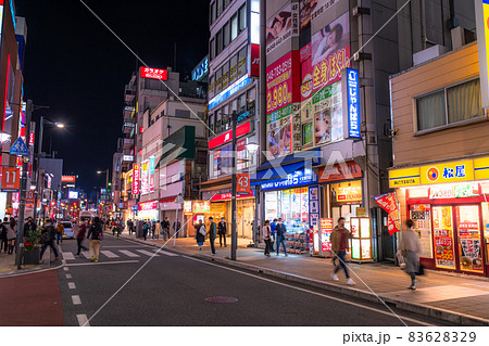 《埼玉県》大宮駅前・都市夜景 83628329