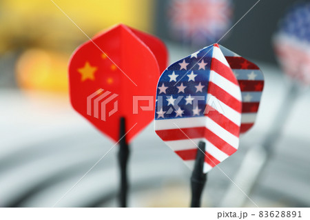 Bright paper sign on sticks Bright paper sign on sticks 83628891