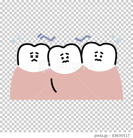 Teeth with poor alignment (character) 83630517