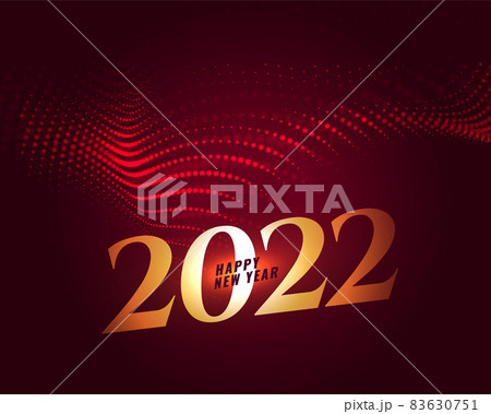 2022 particles style new year celebration background 83630751