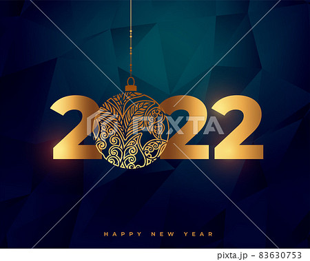 2022 new year golden artistic background design 2022 new year golden artistic background design 83630753