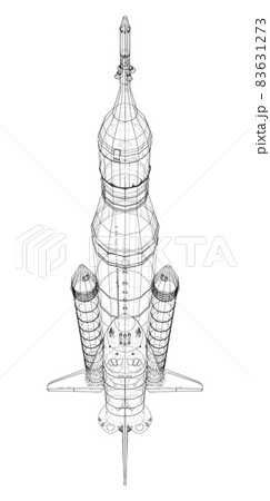 Rocket carrying space shuttle Rocket carrying space shuttle 83631273