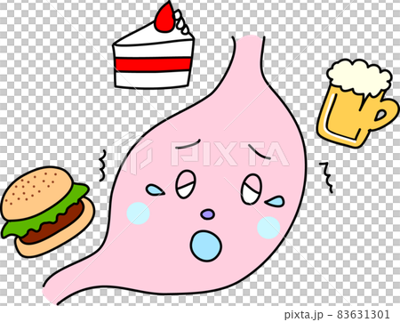 暴飲暴食で疲れた胃腸 暴飲暴食で疲れた胃腸 83631301