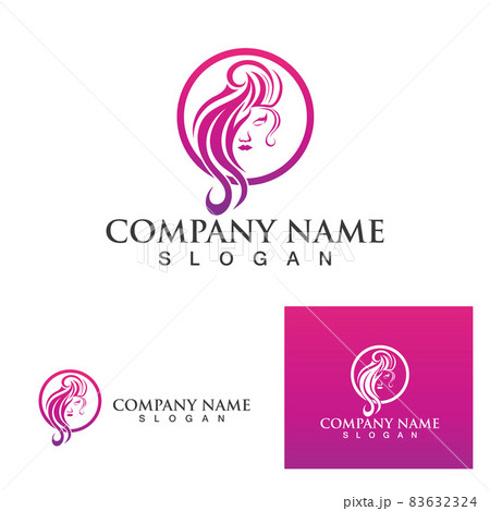 women hair salon logo and symbol women hair salon logo and symbol 83632324