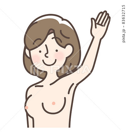 片腕を上げている女性 片腕を上げている女性 83632715