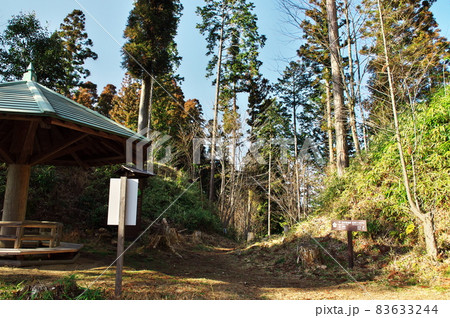 明知城跡（白鷹城跡）堀切：岐阜 83633244