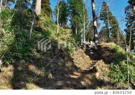 明知城跡(白鷹城跡)桝形虎口:岐阜 明知城跡(白鷹城跡)桝形虎口:岐阜 83633250