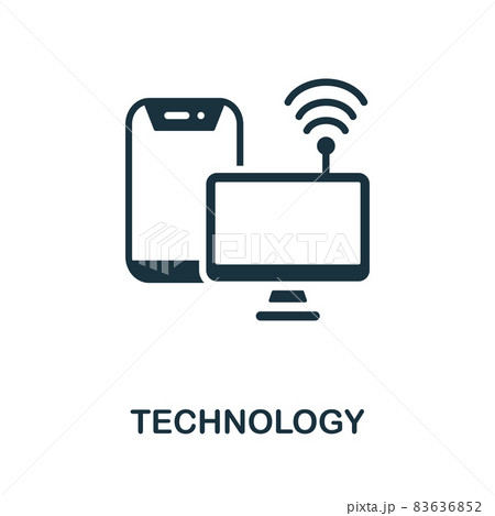 Technology icon. Monochrome sign from technology collection. Creative Technology icon illustration for web design, infographics and more 83636852