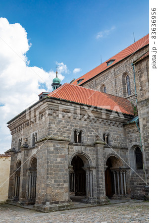 Old St. Procopius basilica and monastery, town Trebic, Czech Republic Old St. Procopius basilica and monastery, town Trebic, Czech Republic 83636956
