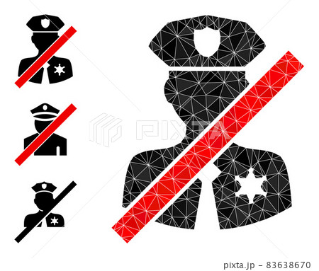 Vector Polygonal Stop Police Patrol Icon and Similar Icons Vector Polygonal Stop Police Patrol Icon and Similar Icons 83638670