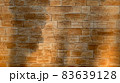 Light brown texture beige square brick wall tiles with light effect 83639128
