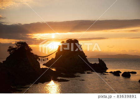 佐伯市（上浦町）　豊後二見ヶ浦 日の出 83639891