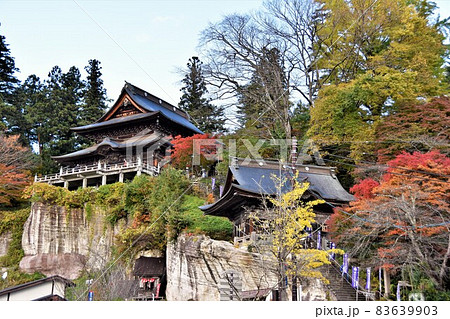 奥会津柳津町 秋の福満虚空蔵尊円蔵寺 奥会津柳津町 秋の福満虚空蔵尊円蔵寺 83639903