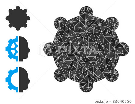 Vector Lowpoly Gear Icon and Similar Iconsのイラスト素材 [83640550] - PIXTA