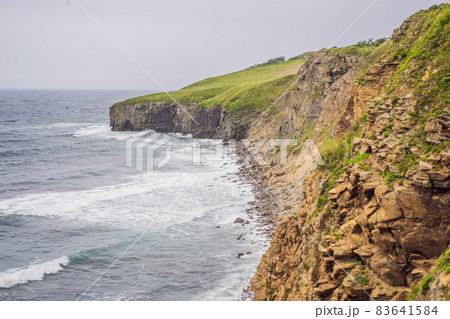 View on Tobizin cape. Vladivostok, island Russky. Sea of Japan. Primorye. Primorsky krai. Nature of Russia. Tourism and travel in Russia View on Tobizin cape. Vladivostok, island Russky. Sea of Japan. Primorye. Primorsky krai. Nature of Russia. Tourism and travel in Russia 83641584