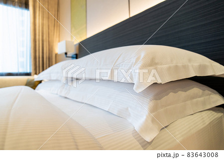 Bedroom in luxury hotel. Bedroom in luxury hotel. 83643008