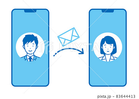 スマホ　メール 83644413