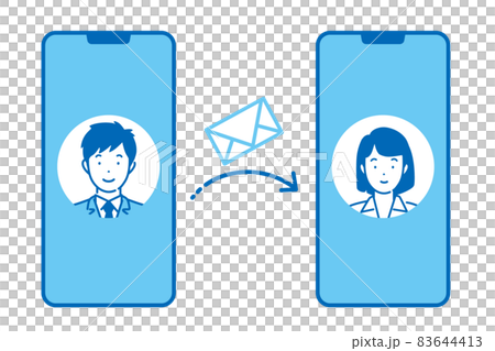 スマホ　メール 83644413