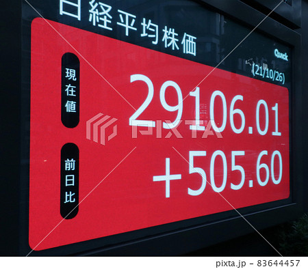 <東京都>株価ボード <東京都>株価ボード 83644457