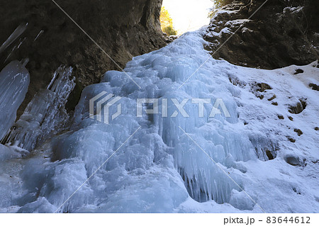 醤油樽の滝 氷瀑 醤油樽の滝 氷瀑 83644612