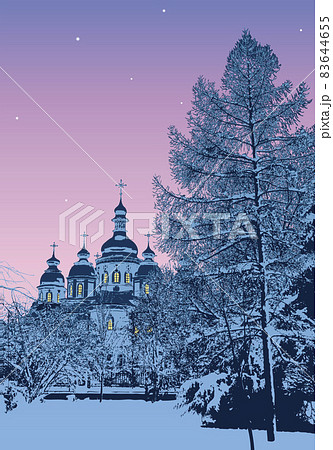 Winter evening Winter evening 83644655